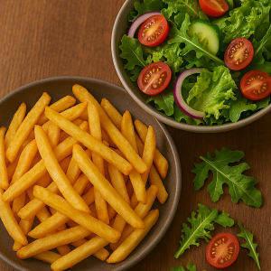 Papa recta 1/4 corte delgado